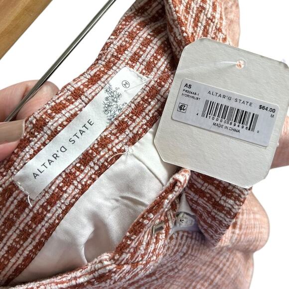 NWT Altar'd State Tanya Tweed Women's Shorts Size Medium - Picture 4 of 5